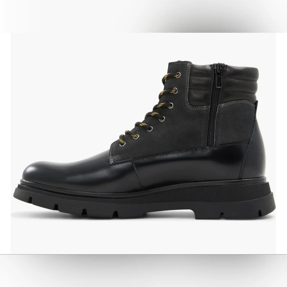 🔥NIB Aldo Mayfair Water Resistant Lace-Up Boot, Color: Charcoal, Size 11
